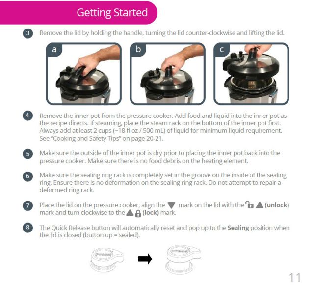 Instant Pot 2-Pack Sealing Ring Mini 3-Qt, Inner Pot Seal Ring