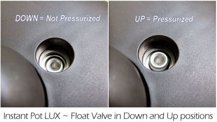 Are we missing something? My mom just got an Instant Pot Lux and this part  of the lid looks different than mine. Is it missing part of the pressure  release system or